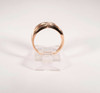 14K Yellow Gold Ring with a CZ's, size 6.75