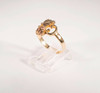 10K Black Hills Gold with leaf Design Ring, Size 8.75