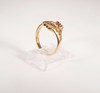10K Black Hills Gold with leaf Design Ring, Size 8.75