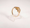 10K Black Hills Gold with leaf and Vine Design Ring, Size 7.5