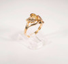 10K Black Hills Gold with leaf and Vine Design Ring, Size 7.5