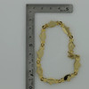 18K Yellow Gold Greek Revival Bracelet and earring Set, Circa 1960