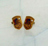 14K Yellow Gold Golf Cufflinks "Tournament of Noses" Circa 1970