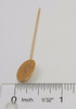 Vintage 10k Yellow Gold Stick Pin with Letter "G" on Oval