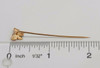 Vintage 14k Yellow Gold Filled Stick Pin with Butterfly