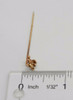 Vintage 14k Yellow Gold Stick Pin with Teddy Bear