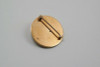 14K Yellow Gold 3D "Childville" Schoolhouse Brooch/Pin with Diamond Chip