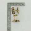 Watch Movement Cufflinks Jeweled Movements Circa 1970