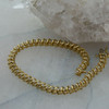 14K Yellow Gold with 3ct TW Diamond Tennis Bracelet 7.7 inch length Circa 1970