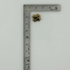 10K Yellow Gold Phi Epsilon Pi Pin with Black Enamel and Seed Pearl Circa 1930
