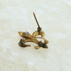 14K Yellow Gold Fleur de Lis Pin/Watch Clip Circa 1920