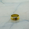 18K Yellow and White Gold Diamond Band Size 9.5