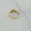 14K Yellow Gold 1ct Peridot Ring Size 6.5