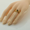 14K Yellow Gold Ruby Star Sapphire Ring Size 6.25