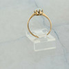 14K Yellow Gold Opal Ring Cushion Cut Size 5.75