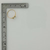14K Yellow Gold Opal Ring Cushion Cut Size 5.75