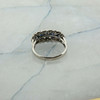 18K White Gold Sapphire and Diamond Ring Size 6.25