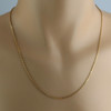 14K Yellow Gold Oval Chain Link, 20 inch