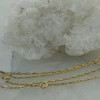 14K Unusual Link Yellow Gold Necklace, 18 inch