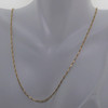 14K Unusual Link Yellow Gold Necklace, 18 inch