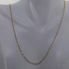 14K Unusual Link Yellow Gold Necklace, 18 inch