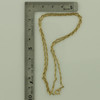 14K Unusual Link Yellow Gold Necklace, 18 inch