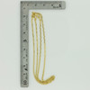 18K Yellow Gold Oval link necklace with Lobster Clasp, 18 Inch