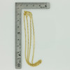 18K Yellow Gold Oval link necklace with Lobster Clasp, 18 Inch