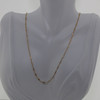 14K Unusual Yellow Gold Necklace Interesting Design, 20 inch