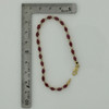 10K Yellow Gold 5 ct + tw Ruby and Diamond Bracelet 6 inch Length Circa 1970