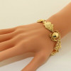14K Yellow Gold Sea Creature Bracelet 8 inches length Circa 1980