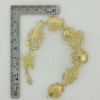 14K Yellow Gold Sea Creature Bracelet 8 inches length Circa 1980