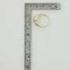 14K Yellow Gold 1 ct tw Diamond Engagement H SI1, Ring Size 8 Circa 1990