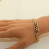 14K Yellow Gold 2+ ct tw Ruby and Diamond Chain Bracelet 7 inches Circa 1980