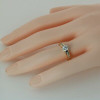 14K Yellow Gold Diamond Engagement Ring H VS 1 ct tw Size 7.5 Circa 1970