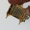 14K Yellow Gold Judaic Torah Scroll Pendant 10 Commandments on Inside