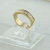 14K Yellow Gold 1.25 ct tw Diamond Band H SI1 Size 6 Circa 1980