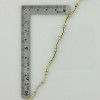 14K Yellow Gold Wavey 1 ct tw Diamond Bracelet 7.5 inch length Circa 1990