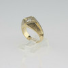 Men's 14K Yellow Gold .85 ct Diamond Ring Round Diamond Solitaire Center Size 8