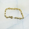 14K Yellow Gold 3 ct Diamond Bracelet Circa 1980