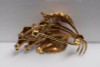 18K Yellow Gold Tiffany & Co. Lily of the Valley Ruby Brooch, Circa 1950