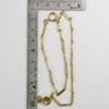 Yellow Gold Filled Oval Link Watch Chain 12 1/2 inch