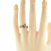 14K Yellow Gold 1/2ct Diamond Solitaire Art Nouveau Ring Size 6.25 Circa 1970