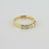 18K Yellow Gold Super Diamond Band 1 Ct TW Size 6.5 Circa 1970