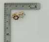 14K Rose Gold 2 ct tw Ruby and Diamond Pearl Enhancer