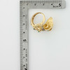 Vintage 18K Yellow Gold Emerald and Diamond Rams Head Ring Size 5.5 Circa 1960