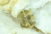 14K Yellow Gold Egyptian Head Pendant with Emerald Set Headdress Circa 1970