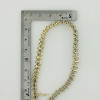 14K Yellow Gold 3 ct Diamond Bracelet 7.5 Inches Circa 1970