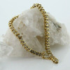 14K Yellow Gold 3 ct tw Diamond Bracelet 7 inches long Circa 1970