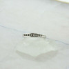 10K White Gold 1/4 ct TW Diamond Band Circa 1980 Size 7